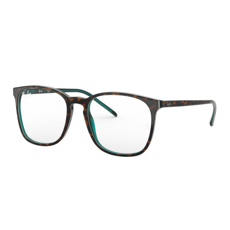 Ray-Ban RX 5387 - 5974 Top Brown Oh Oh Havana Green Tras