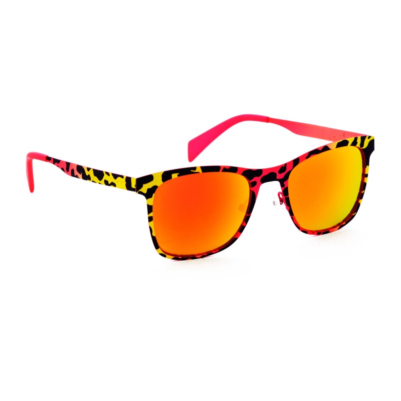 Italia Independent Sunglasses I-METAL - 0024.018.063 Giallo Rosa
