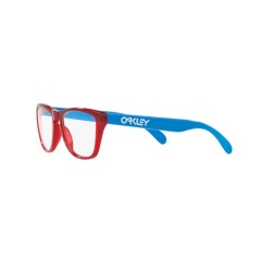 Oakley OY 8009 Rx Frogskins Xs 800902 Rosso Traslucido