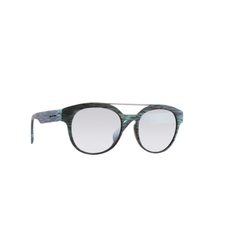 Italia Independent Sunglasses I-PLASTIK - 0900.BHS.032 Verde Multicolore