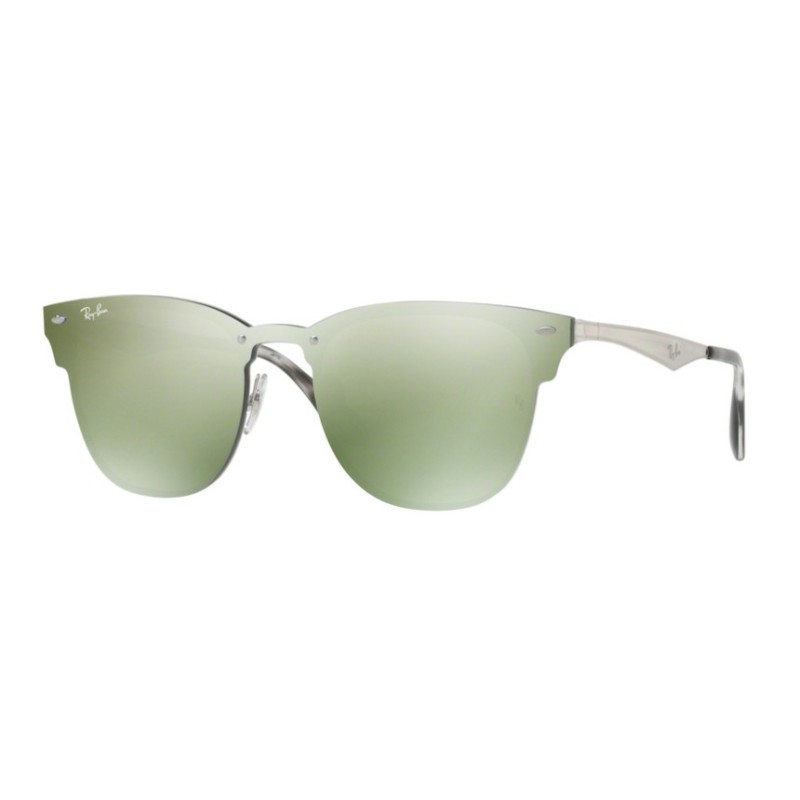 Ray-Ban RB 3576N Blaze Clubmaster 042/30 Brusched Silver