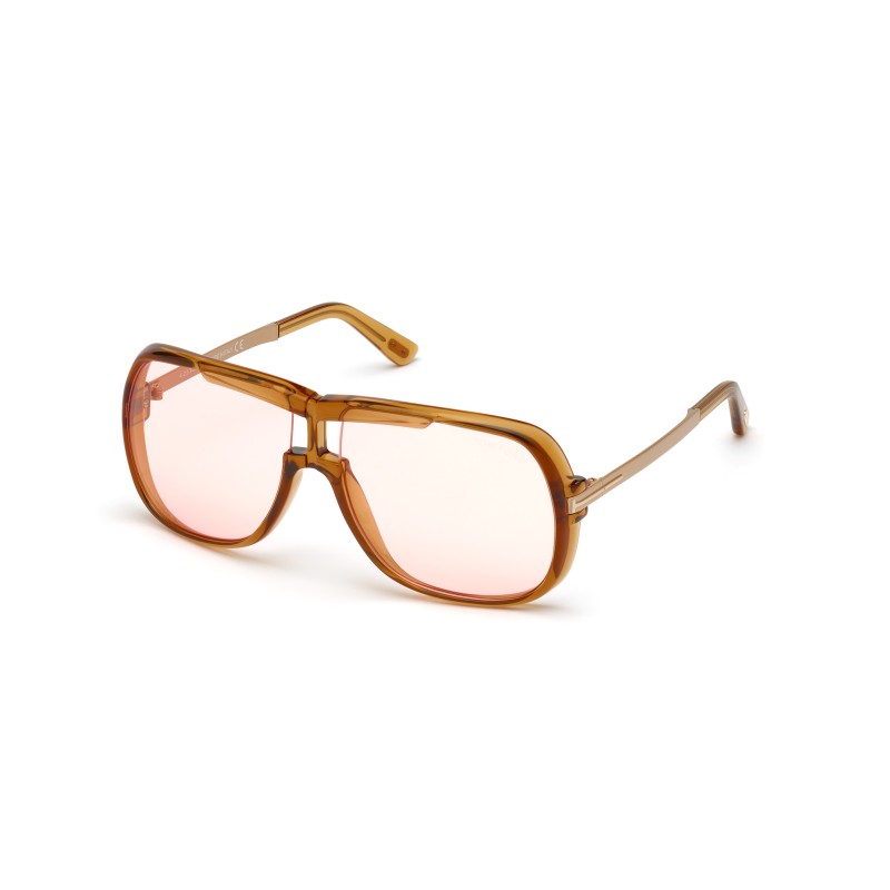 Tom Ford FT 0800  - 45Y Marrone Scuro Lucido