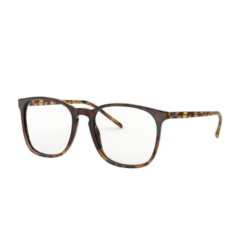 Ray-Ban RX 5387 - 5874 Rosso Bordeaux Havana Rosso