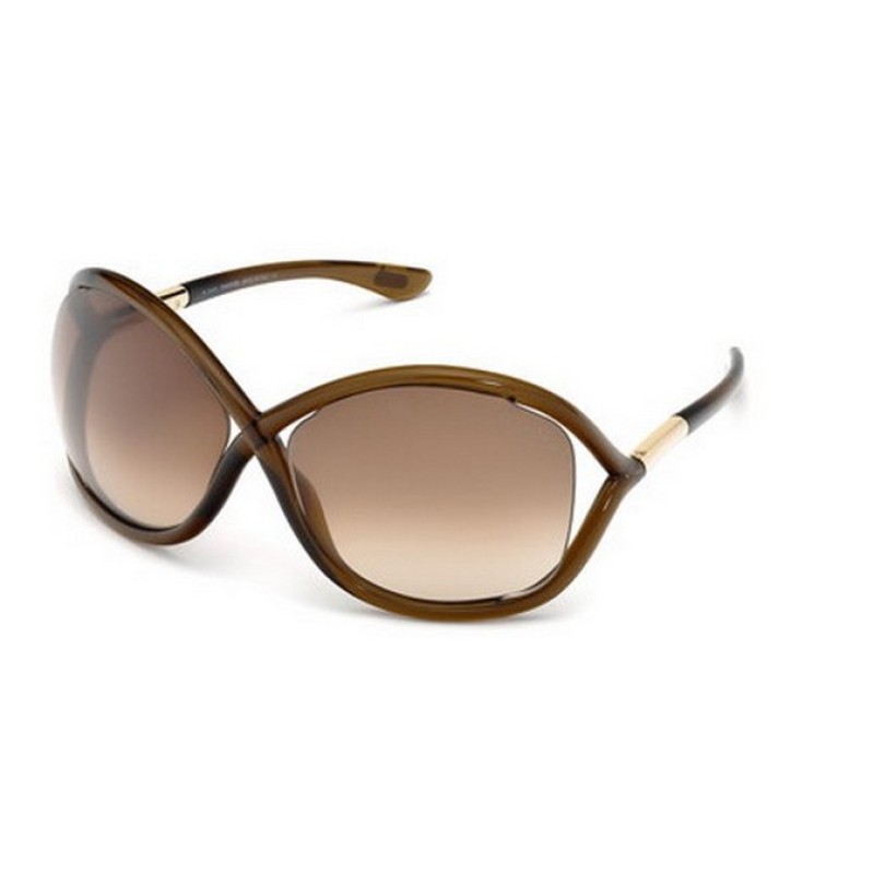 Tom Ford FT 0009 Whitney 692 Lucido Marrone Scuro