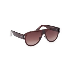 Tom Ford FT 1074 LYLE-02 - 48T Marrone Scuro Lucido