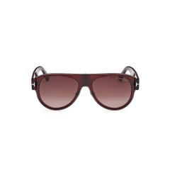 Tom Ford FT 1074 LYLE-02 - 48T Marrone Scuro Lucido