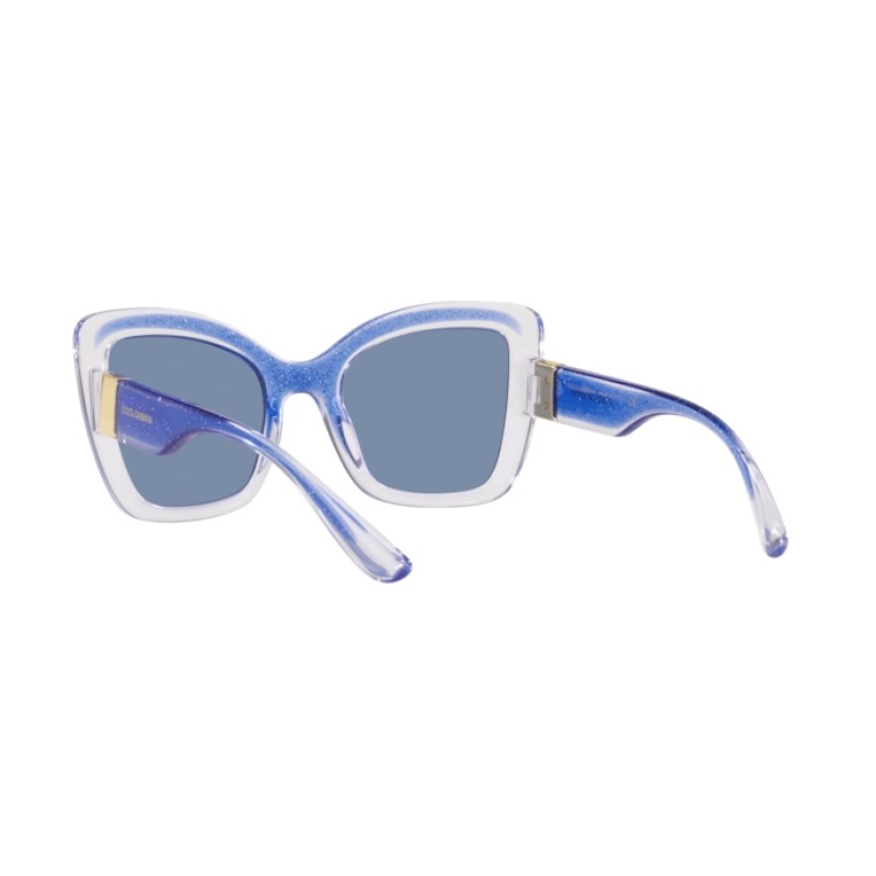 Dolce & Gabbana DG 6170 - 335072 Trasparente/blu Glitter