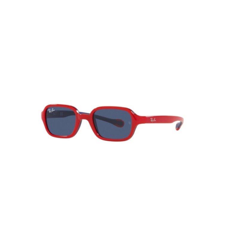 Ray-Ban Junior RJ 9074S - 709380 Red On Rubber Blue