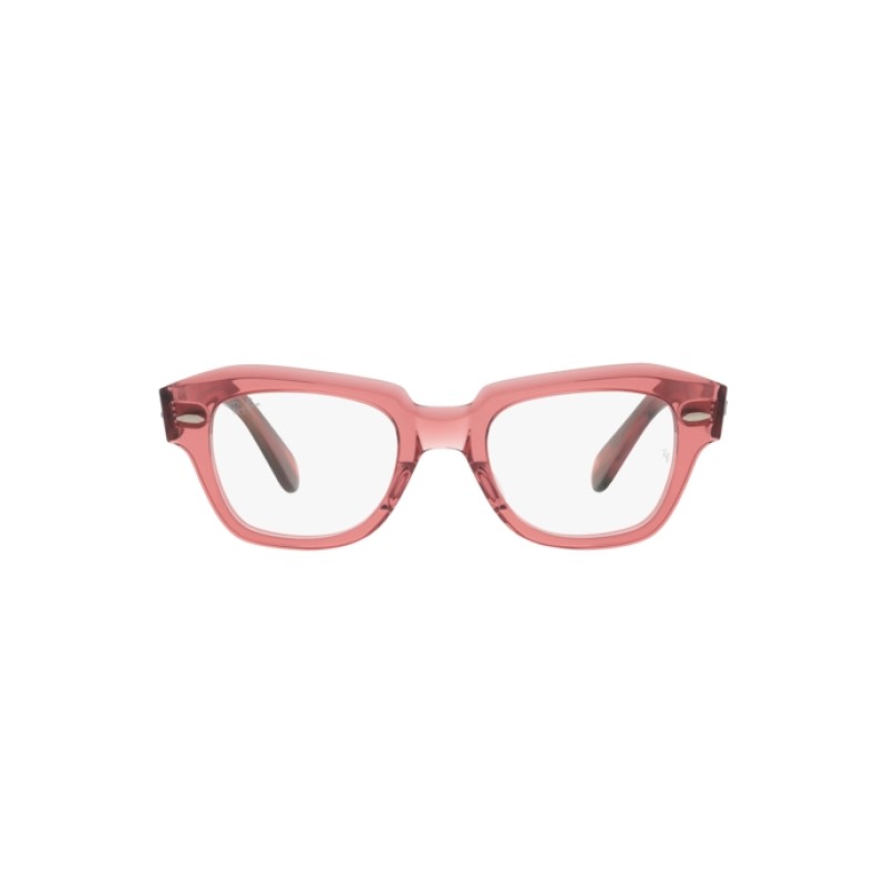 Ray-Ban RX 5486 State Street 8177 Rosa Trasparente